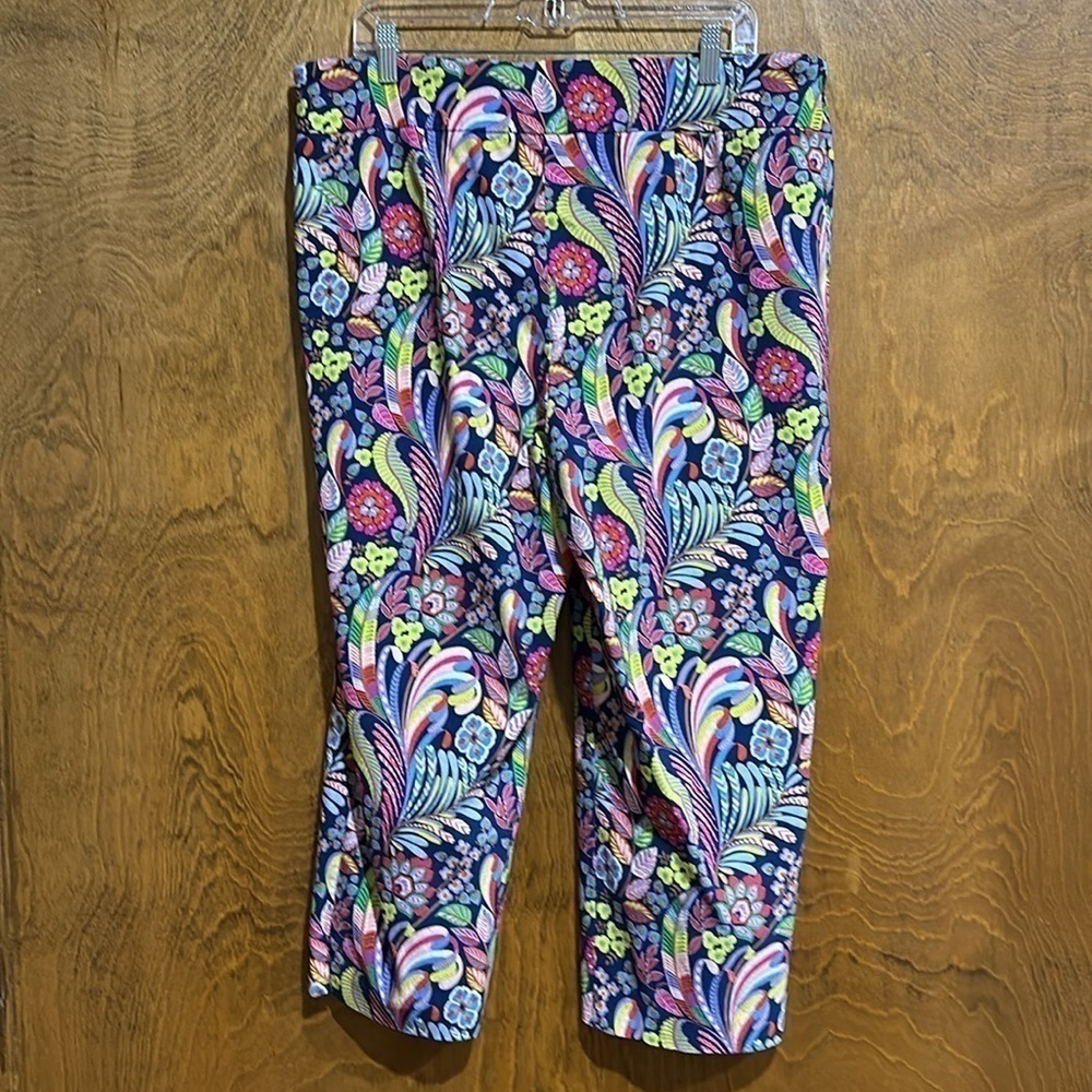 The Pioneer Woman Floral Paisley Millennium Capri Pant Size XXL - EUC - Picture 3 of 5